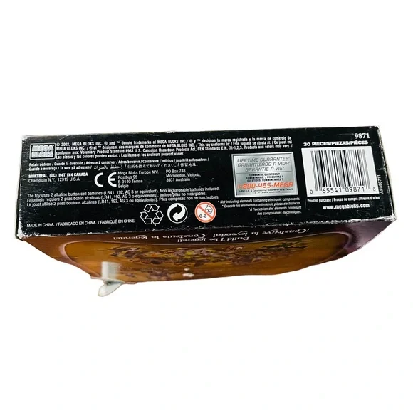 MEGA BLOKS DRAGONS, DRAGON SLAYER #9871 - NEW Open Box Fantasy Toys 8+ vintage - Picture 8 of 9